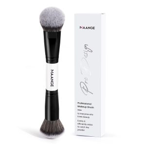 MAANGE Wholesale Private Label Professional Single Makeup Brush  Foundation Loose Powder Blush Professional Makeup Brush Set
