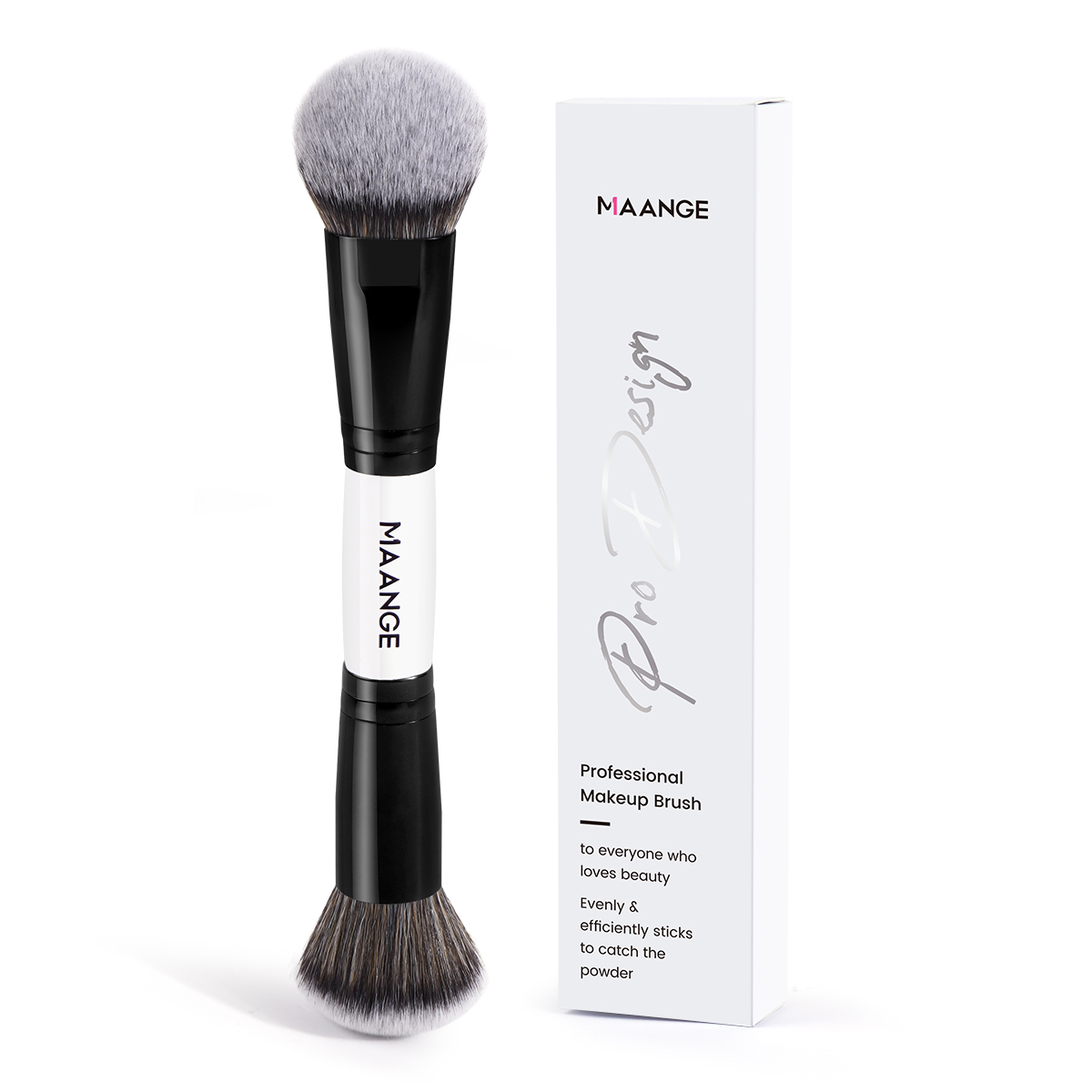 MAANGE Wholesale Private Label Professional Single Makeup Brush  Foundation Loose Powder Blush Professional Makeup Brush Set - 图片 1