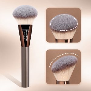 MAANGE Custom Logo OEM&ODM Single Maquillaje Rubor Large Powder Blush Brown Foundation Makeup Brushes - 图片 2