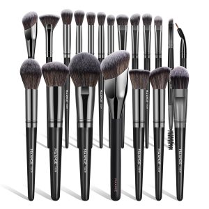 MAANGE Wholesale Portable Travel 20pcs Facial Full Complete Function Makeup Brushes Kit Professional Makeup Brush Set
