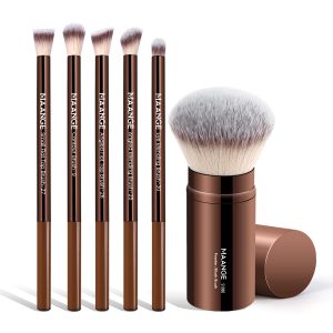 MAANGE Wholesale Custom OEM & ODM 6PCS Makeup Brush Foundation Brushes Concealer Brushes Customizable Facial Makeup Brush Set
