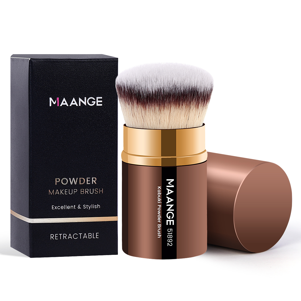 MAANGE Customized Wholesale Single Makeup Brushesfoundation Loose Powder Professional Makeup Brush Set - 图片 1
