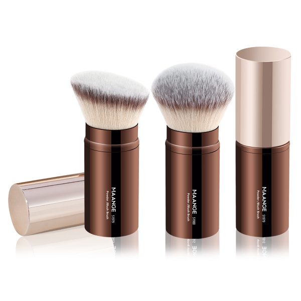 MAANGE 2pcs Foundation Brushes Liquid Brush Loose Powder Custom logo OEM&ODM Rivate Label Professional Makeup Brush Set