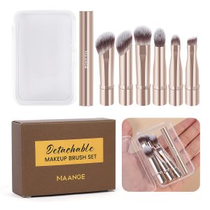 MAANGE Wholesale New Arrival 6-in-1 Makeup Brush Foundation Concealer Eyeshadow Brush Customizable Professional Makeup Brush