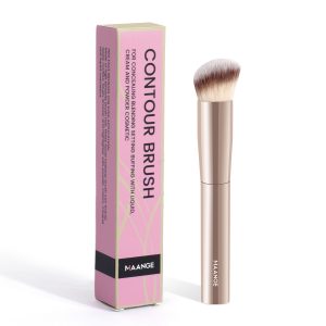 Maange Private Label Single Makeup Brush Nylon Hair Foundation Loose Powder Concealer Brush Single Face Brush