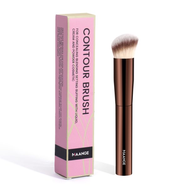 Maange Private Label Single Makeup Brush Nylon Hair Foundation Loose Powder Concealer Professional Makeup Brush