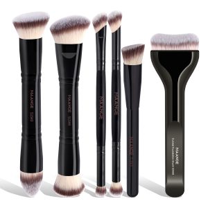 MAANGE Wholesale 6PCS Brush  Foundation Brushes Concealer Brushes Eyeshadow Customizable Facial Professional Makeup Brush Set