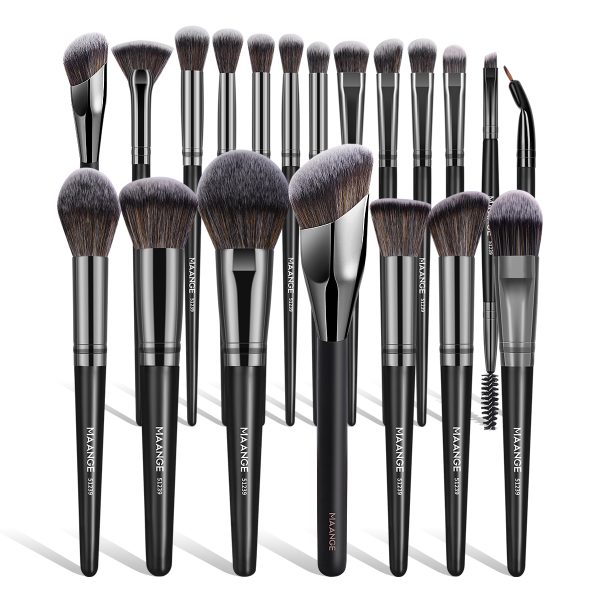 MAANGE Wholesale Portable Travel 20pcs Facial Full Complete Function Makeup Brushes Kit Professional Makeup Brush Set