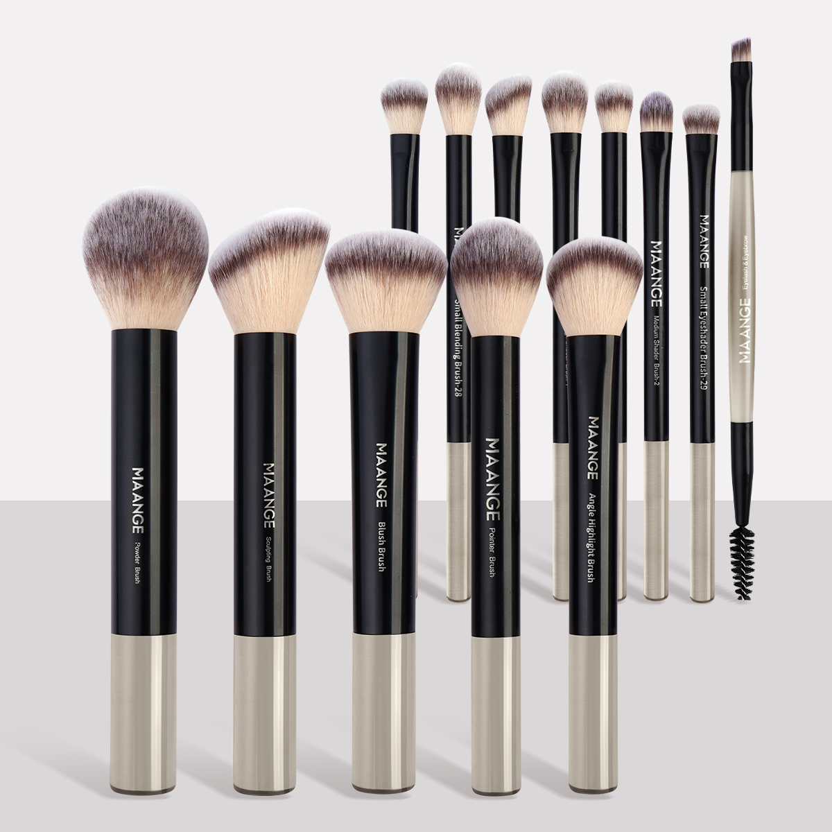 MAANGE Wholesale 13pcs Makeup Brush Set Soft High Quality Hair Blush Powder Brush Concealer Makeup Tool Makeup Brush Set - 图片 1