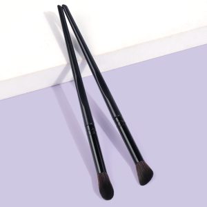 MAANGE Custom logo OEM&ODM 2PCS Makeup Brush Eyeshadow Highlighter Blush Eyebrow Brush Professional Eyeshadow Makeup Brush Set