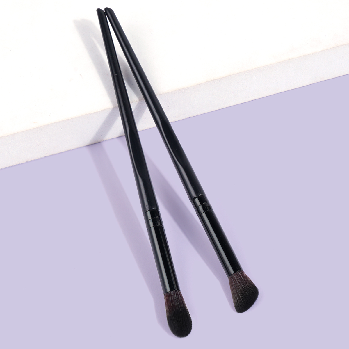 MAANGE  Custom logo OEM&ODM 2PCS Makeup Brush Eyeshadow Highlighter Blush Eyebrow Brush Professional Eyeshadow Makeup Brush Set - 图片 1