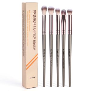 MAANGE Wholesale 5pcs Eye Makeup Brush Blending Shadow Makeup Box Professional Makeup Brush Set