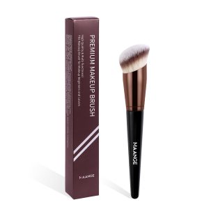 MAANGE Wholesale Single Makeup Brush Set 1pcs Brush Custom logo Triangular Bevel Brush Luxury Professional Makeup Brush Set