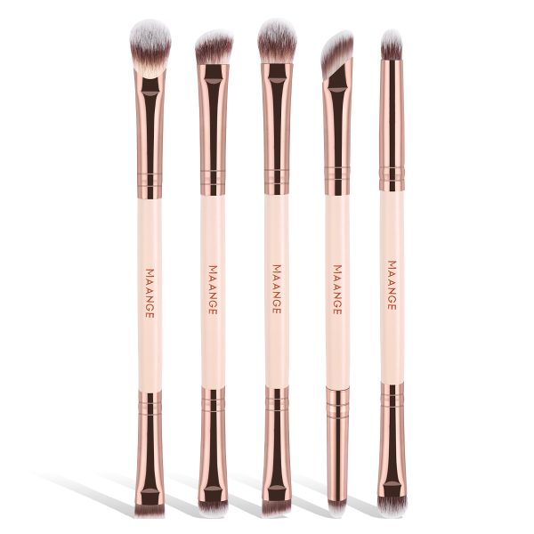 MAANGE Wholesale  5PCS  Makeup Brush High-quality Cosmetic Brush Concealer EyeShadow Eyes Professional Makeup Brush Set