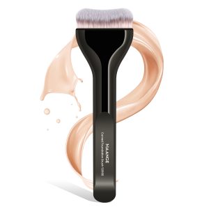 MAANGE Custom Logo OEM&ODM  Aluminum Tube Synthetic Hair High Quality Single Makeup Foundation Brush Makeup Brushes