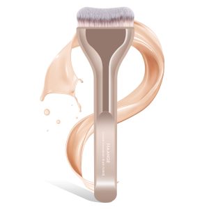 MAANGE Custom Logo OEM&ODM  Aluminum Tube Synthetic Hair High Quality Single Makeup Foundation Brush Makeup Brushes