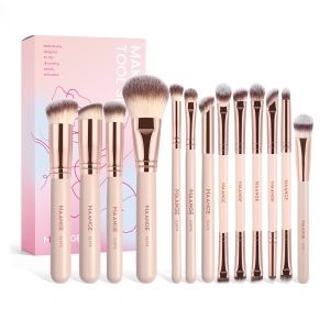 MAANGE Wholesale Custom OEM&ODM Professional 13PCS Makeup Brush Foundation Loose Powder Blush Eyeshadow Brush Makeup Brush Set