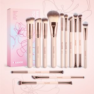 MAANGE Wholesale Custom OEM&ODM Professional 13PCS Makeup Brush Foundation Loose Powder Blush Eyeshadow Brush Makeup Brush Set - 图片 2