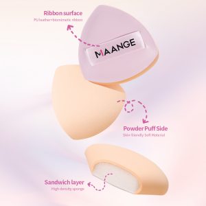 MAANGE Wholesale Custom OEM&ODM 13pcs Makeup Brush Set 2PCS Air Cushion Puff Powder Brush Concealer Makeup Tool Makeup Brush Set - 图片 6