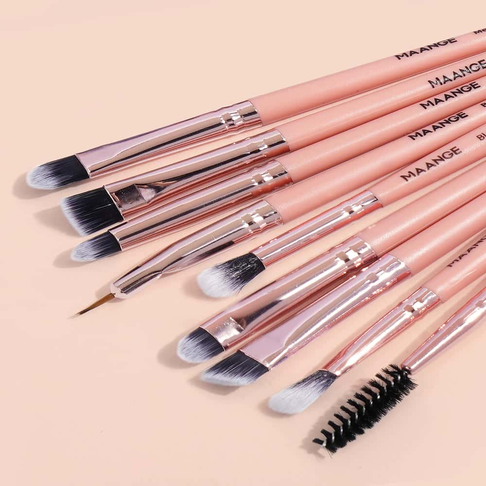 MAANGE Eye Blending Brush Private Label 20pcs Wholesale Cosmetic Brushes Face Contour Eye Shadow Brush Makeup Set - 图片 3