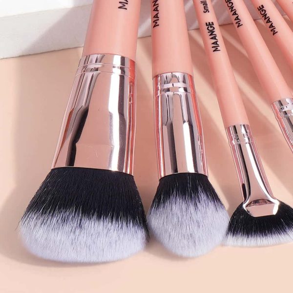 MAANGE Eye Blending Brush Private Label 20pcs Wholesale Cosmetic Brushes Face Contour Eye Shadow Brush Makeup Set