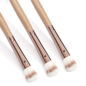 MAANGE Multi-Functional Vegan Synthetic Hair Makeup Brush Double-Ended Nose Contour  Single Blush Makeup Brush Set - 图片 2