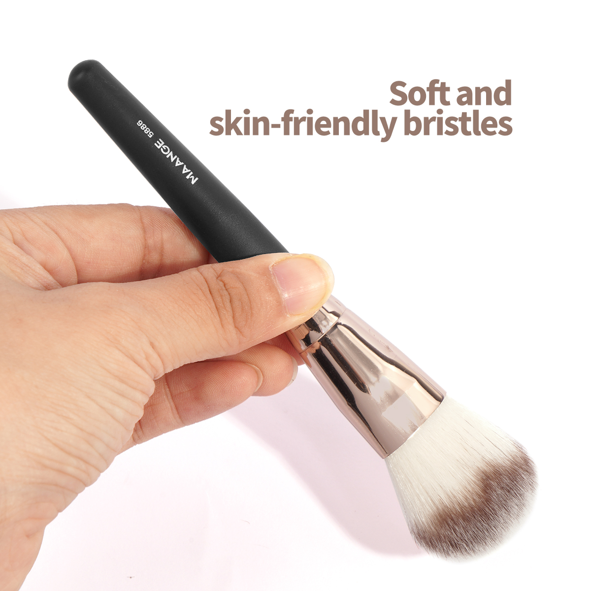 MAANGE Wholesale 9pcs Makeup Brush Private Label Makeup Brush 9pcs  Custom Soft Vegan Makeup Cosmetic Brush Sets - 图片 2