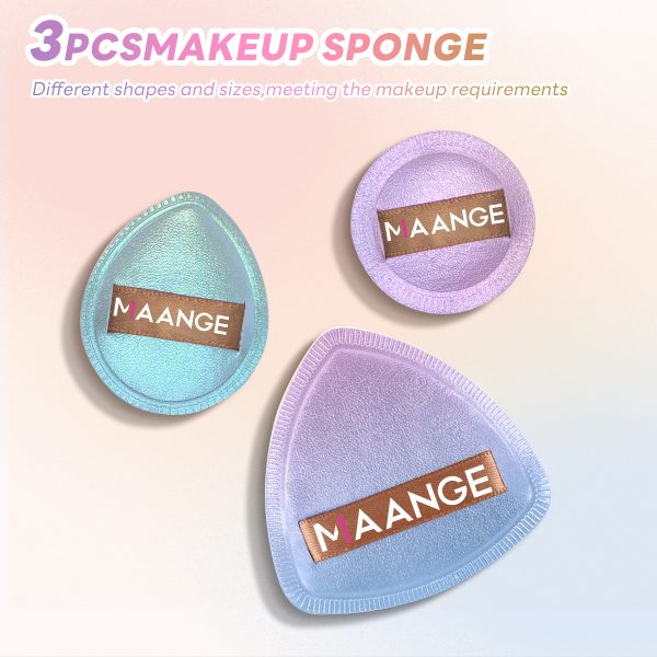 MAANGE Wholesale Custom OEM&ODM 13pcs Makeup Brush Set 3PCS Air Cushion Puff Powder Brush Concealer Makeup Tool Makeup Brush Kit