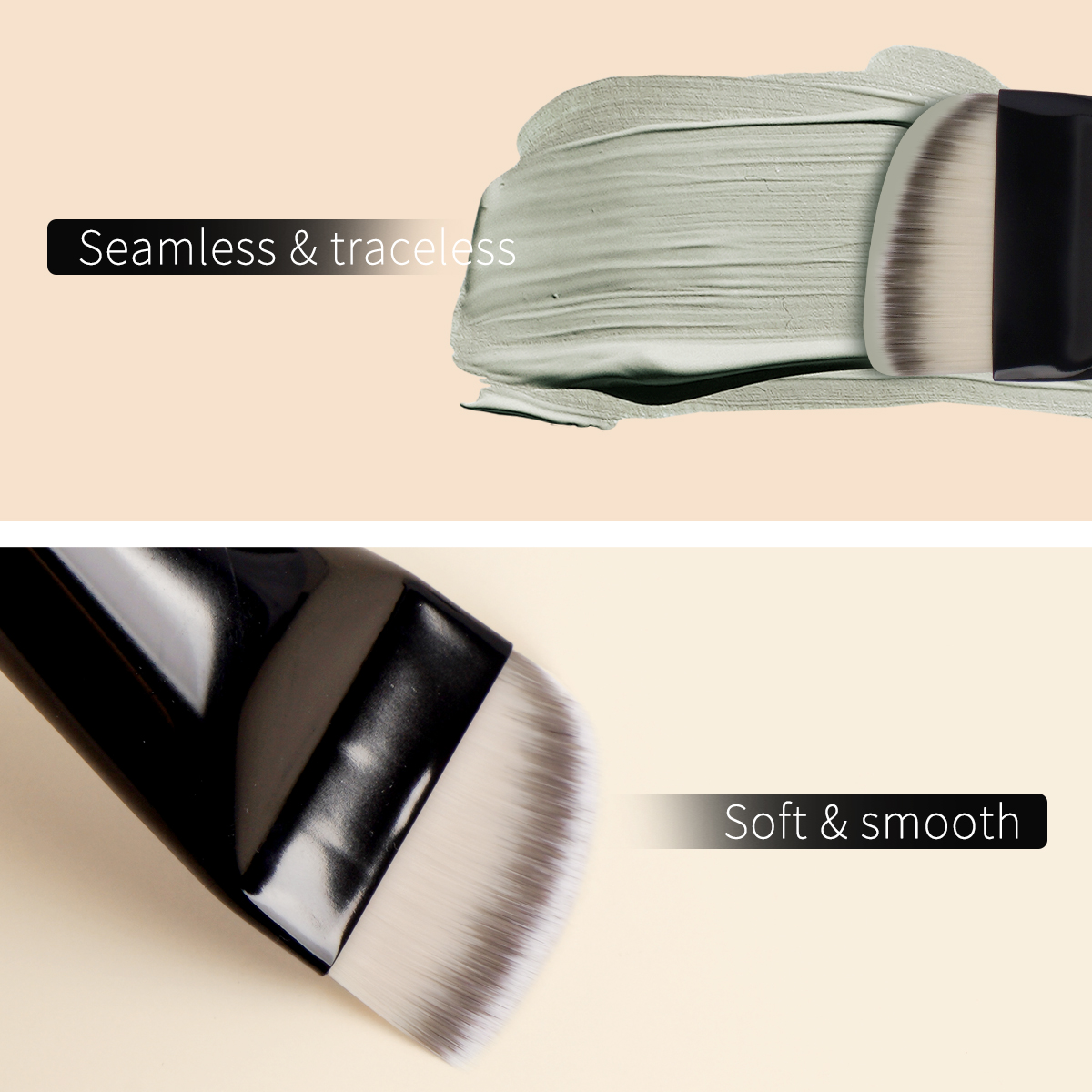MAANGE Wholesale 6PCS Synthetic Hair Foundation Brushes Concealer Brushes Eyeshadow Brush Customizable Facial Makeup Brush Set - 图片 3