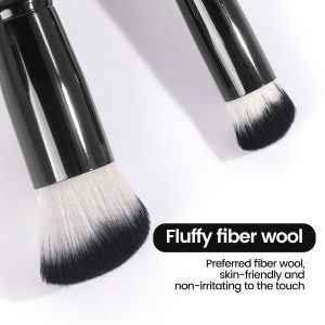 MAANGE Custom Logo OEM&ODM Luxury 7pcs Double-ended Makeup Brushes Set Private Label Facial Makeup Brush Set - 图片 2
