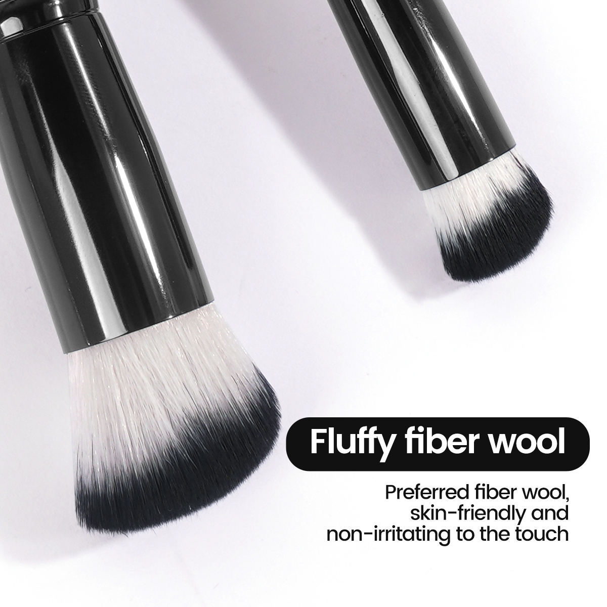 MAANGE Custom Logo OEM&ODM Luxury 7pcs Double-ended Makeup Brushes Set Private Label Facial Makeup Brush Set - 图片 2
