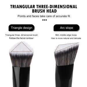 MAANGE Professional 5PCS Makeup Brush Set Foundation Eyes Makeup Brushes Makeup Brush Kit - 图片 2
