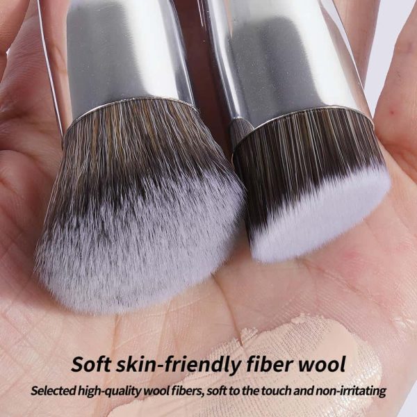 MAANGE Custom OEM&ODM  8PCS Facial  Brush Loose Powder Foundation Concealer Blush Private Label  Professional Makeup Brush Set
