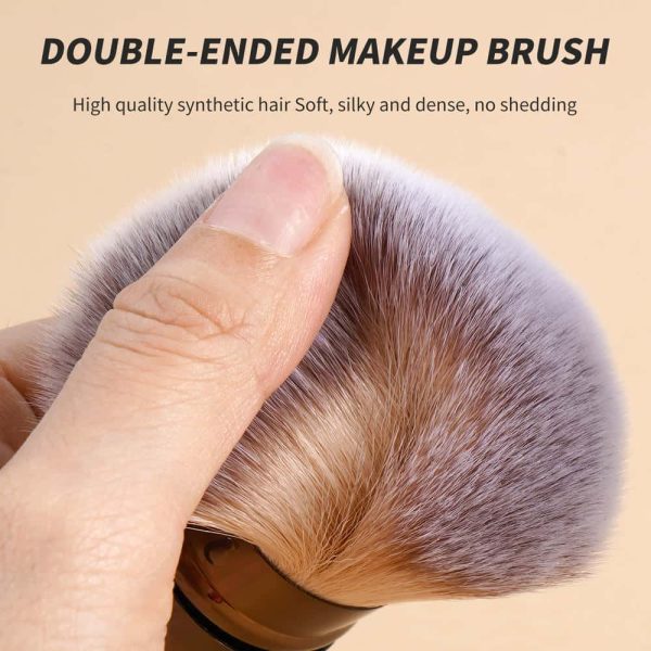 MAANGE 2pcs Foundation Brushes Liquid Brush Loose Powder Custom logo OEM&ODM Rivate Label Professional Makeup Brush Set