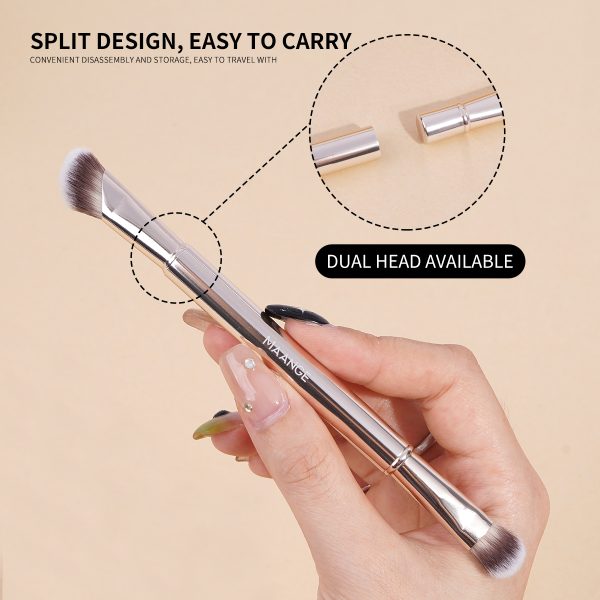 MAANGE Wholesale New Arrival 6-in-1 Makeup Brush Foundation Concealer Eyeshadow Brush Customizable Professional Makeup Brush