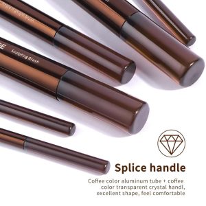 MAANGE Wholesale Custom OEM&ODM 13pcs Makeup Brush Set 2PCS Powder Puff Powder Brush Concealer Makeup Tool Makeup Brush Set - 图片 4
