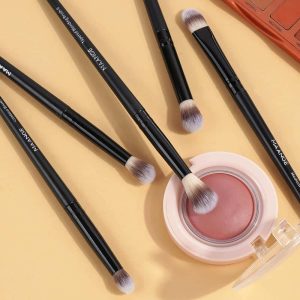 MAANGE Factory Direct Price 5pcs Eye Makeup Brush Blending Shadow Makeup Box Cosmetic Brush Set - 图片 3