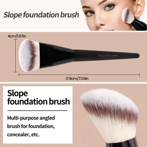 MAANGE Wholesale  Professional Single Makeup Brush  Foundation Loose Powder Blush Custom Professional Makeup Brush Set - 图片 5