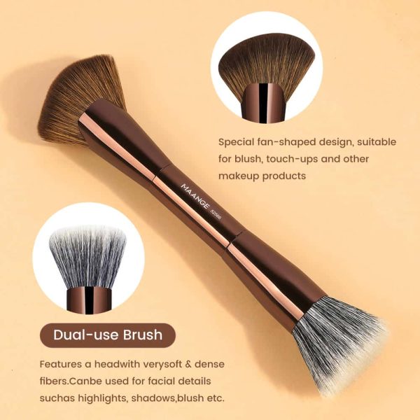 MAANGE Professional 5PCS Synthetic Hair Makeup Brushes Multi-Functional  Customizable OEM&ODM Facial Makeup Brush Set