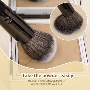 MAANGE Wholesale Private Label Custom  Single Makeup Brush  Foundation Loose Powder Blush Professional Makeup Brush - 图片 2
