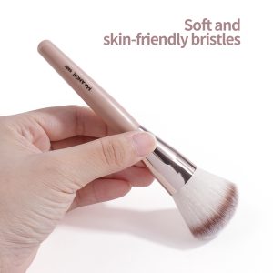 MAANGE 9pcs Vegan Nylon Hair Women Makeup Brush Set Foundation Concealer  Eyeshadow Private Label Professional Makeup Brush Set - 图片 2