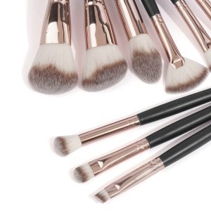 MAANGE Wholesale 9pcs Makeup Brush Private Label Makeup Brush 9pcs  Custom Soft Vegan Makeup Cosmetic Brush Sets - 图片 3