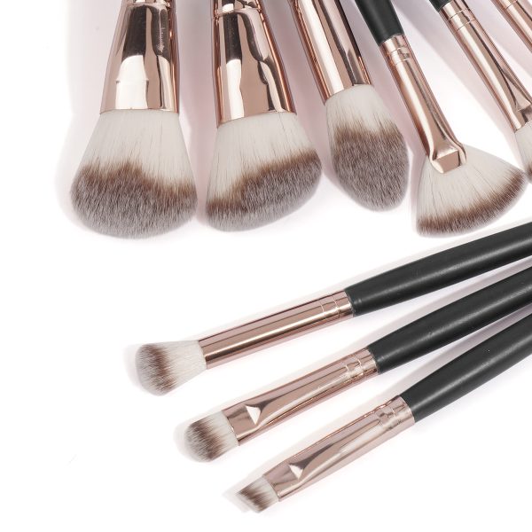 MAANGE Wholesale 9pcs Makeup Brush Private Label Makeup Brush 9pcs  Custom Soft Vegan Makeup Cosmetic Brush Sets