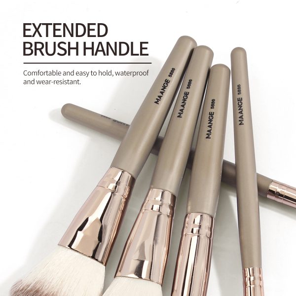 MAANGE Wholesale 9pcs Makeup Brush  High-quality Cosmetic Brush Foundation Loose Powder Concealer EyeShadow Makeup Brush Set