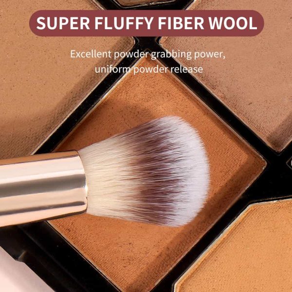 MAANGE Wholesale Professional 5pcs  Brush  7pcs Powder Puff Eyeshadow Brushes Loose Powder Blush Foundation Makeup Brushes Set