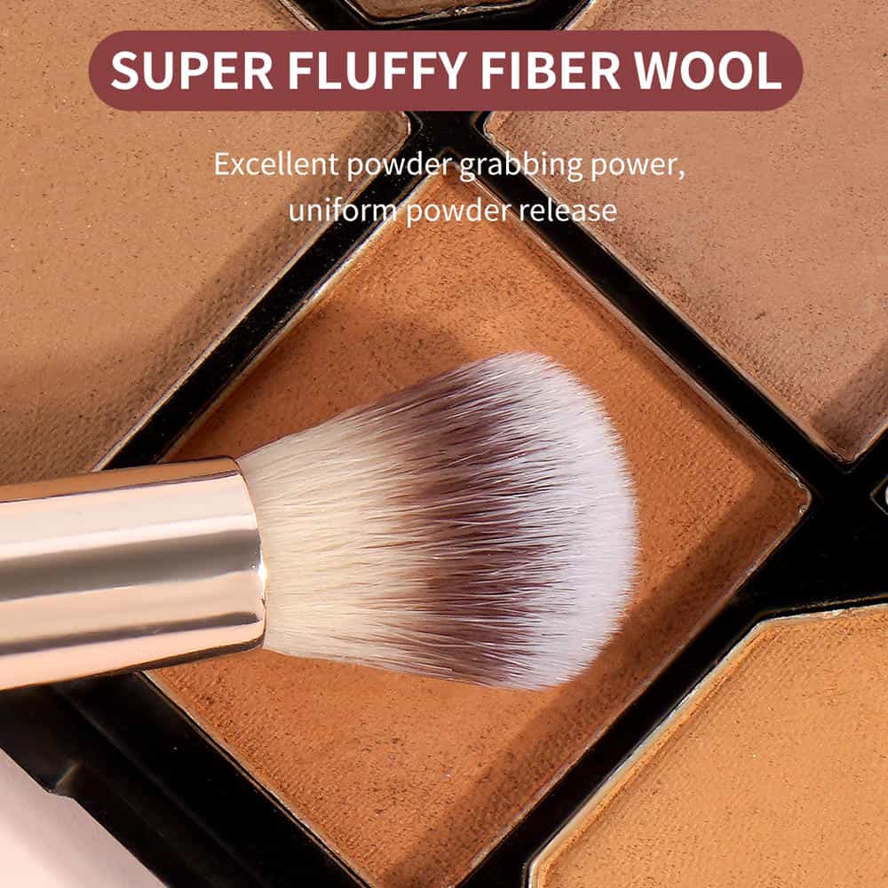 MAANGE Wholesale Professional 5pcs  Brush  7pcs Powder Puff Eyeshadow Brushes Loose Powder Blush Foundation Makeup Brushes Set - 图片 2