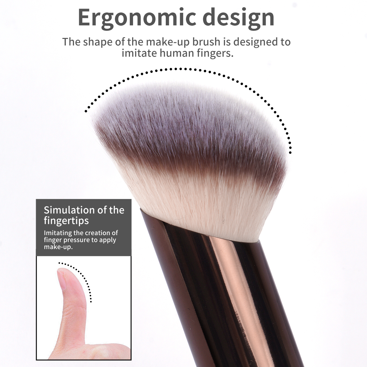 MAANGE Wholesale12pcs  Makeup Brushes Set Foundation Powder Blending Eyeshadow Professional Makeup Brushes Set - 图片 4