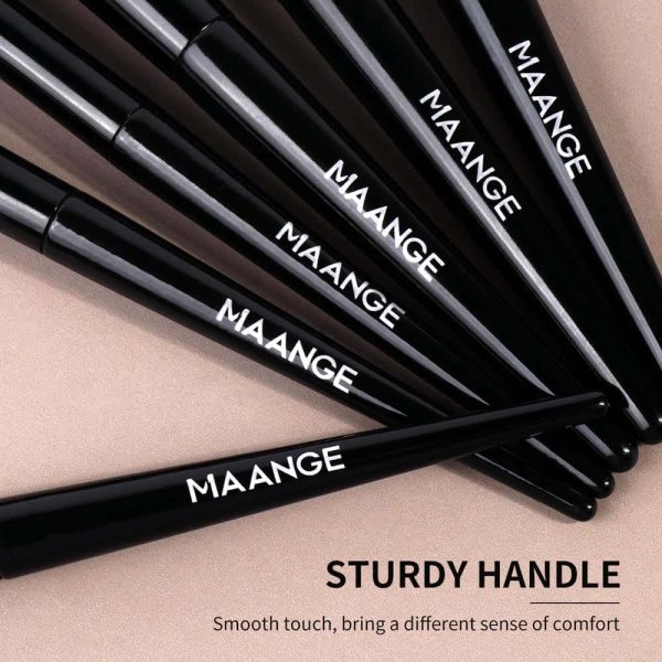 MAANGE 8pcs Custom OEM&ODM 8pcs Makeup Brush Loose Powder Foundation Concealer Blush Contouring Eyeshadow Makeup Brush Set
