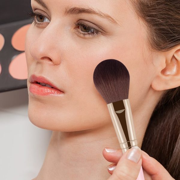 MAANGE Custom Logo OEM&ODM 5PCS Synthetic Hair  Makeup Brushes Multi-Functional Angled Wholesale Facial Makeup Brush Set