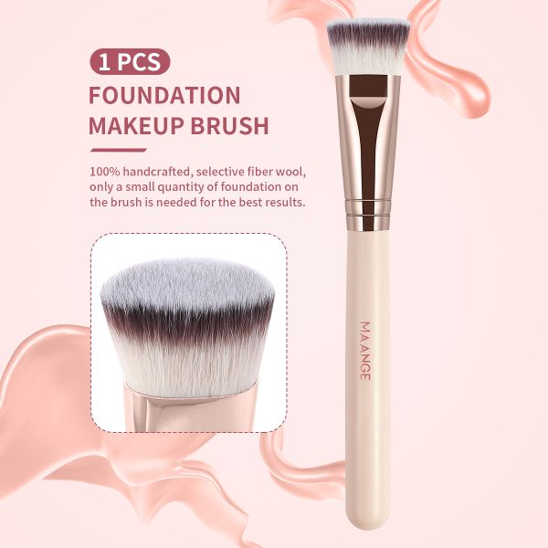 MAANGE Custom OEM&ODM 5PCS Facial Brush Concealer Eye Shadow Foundation Makeup Box Professional Makeup Brush Set